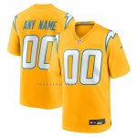 Camiseta NFL Game Los Angeles Chargers Alterno Charger Power Personalizada Oro
