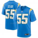 Camiseta NFL Game Los Angeles Chargers Junior Seau Retired Azul