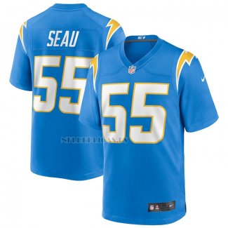 Camiseta NFL Game Los Angeles Chargers Junior Seau Retired Azul