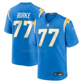 Camiseta NFL Game Los Angeles Chargers Travis Burke Jugador Azul