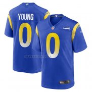 Camiseta NFL Game Los Angeles Rams Byron Young Primera Azul