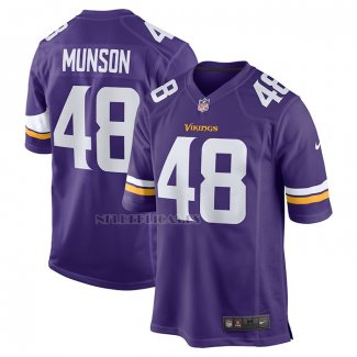 Camiseta NFL Game Minnesota Vikings Calvin Munson Violeta