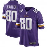 Camiseta NFL Game Minnesota Vikings Cris Carter Retired Violeta