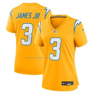 Camiseta NFL Game Mujer Los Angeles Chargers Derwin James Jr Alterno Charger Power Oro