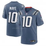 Camiseta NFL Game New England Patriots Drake Maye 2025 Rivalries Collection Azul Storm