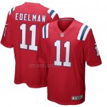 Camiseta NFL Game New England Patriots Julian Edelman Alterno Rojo