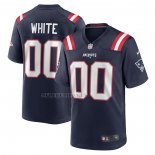 Camiseta NFL Game New England Patriots Keion White 2023 NFL Draft Pick Azul