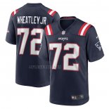 Camiseta NFL Game New England Patriots Tyrone Wheatley JR Azul