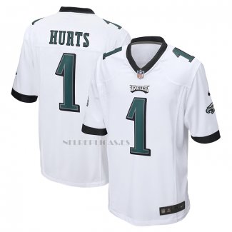 Camiseta NFL Game Philadelphia Eagles Jalen Hurts Blanco