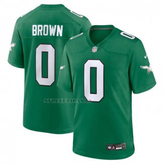 Camiseta NFL Game Philadelphia Eagles Marquise Brown Alterno Verde