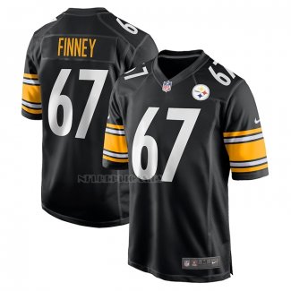 Camiseta NFL Game Pittsburgh Steelers B.J. Finney Negro