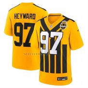 Camiseta NFL Game Pittsburgh Steelers Cameron Heyward Alterno 1933 Retro Amarillo