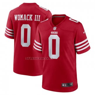 Camiseta NFL Game San Francisco 49ers Samuel Womack III Rojo