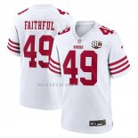 Camiseta NFL Game San Francisco 49ers The Faithful 80th Anniversary Blanco