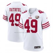 Camiseta NFL Game San Francisco 49ers The Faithful 80th Anniversary Blanco