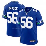 Camiseta NFL Game Seattle Seahawks Jordyn Brooks Throwback Azul