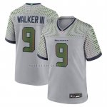 Camiseta NFL Game Seattle Seahawks Kenneth Walker III 2025 Rivalries Collection Gris