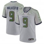Camiseta NFL Game Seattle Seahawks Kenneth Walker III 2025 Rivalries Collection Gris