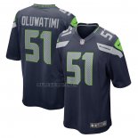 Camiseta NFL Game Seattle Seahawks Olusegun Oluwatimi Azul