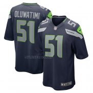 Camiseta NFL Game Seattle Seahawks Olusegun Oluwatimi Azul