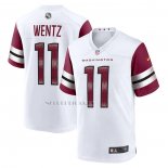 Camiseta NFL Game Washington Commanders Carson Wentz Blanco