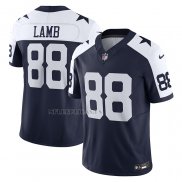 Camiseta NFL Limited Dallas Cowboys CeeDee Lamb Vapor F.U.S.E. Azul Blanco