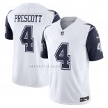 Camiseta NFL Limited Dallas Cowboys Dak Prescott Vapor F.U.S.E. Blanco