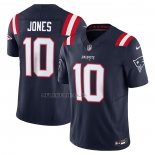 Camiseta NFL Limited New England Patriots Mac Jones Vapor F.U.S.E. Azul