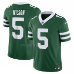 Camiseta NFL Limited New York Jets Garrett Wilson Vapor F.U.S.E. Legacy Verde