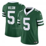 Camiseta NFL Limited New York Jets Garrett Wilson Vapor F.U.S.E. Legacy Verde