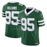 Camiseta NFL Limited New York Jets Quinnen Williams Vapor F.U.S.E. Verde