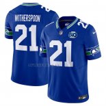 Camiseta NFL Limited Seattle Seahawks Devon Witherspoon 50th Season Vapor F.U.S.E. Royal
