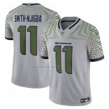 Camiseta NFL Limited Seattle Seahawks Jaxon Smith Njigba 2025 Rivalries Collection Gris