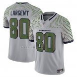 Camiseta NFL Limited Seattle Seahawks Steve Largent 2025 Rivalries Collection Retired Gris