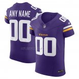 Camiseta NFL Elite Minnesota Vikings Vapor F.U.S.E. Personalizada Violeta