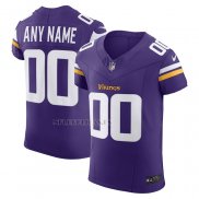 Camiseta NFL Elite Minnesota Vikings Vapor F.U.S.E. Personalizada Violeta (2)