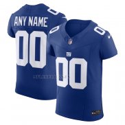 Camiseta NFL Elite New York Giants Vapor F.U.S.E. Personalizada Azul