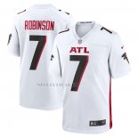 Camiseta NFL Game Atlanta Falcons Bijan Robinson 2023 NFL Draft First Round Pick Blanco