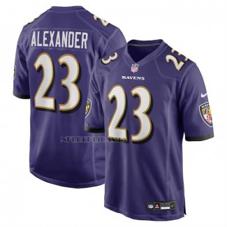 Camiseta NFL Game Baltimore Ravens Jaire Alexander Violeta