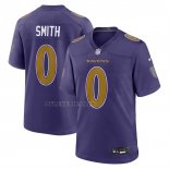 Camiseta NFL Game Baltimore Ravens Roquan Smith Alterno Violeta