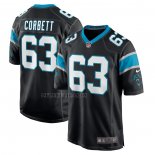 Camiseta NFL Game Carolina Panthers Austin Corbett Negro