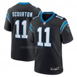 Camiseta NFL Game Carolina Panthers Nic Scourton Negro