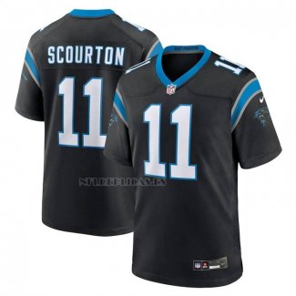 Camiseta NFL Game Carolina Panthers Nic Scourton Negro