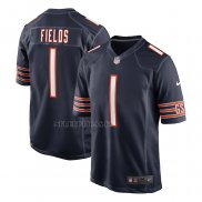Camiseta NFL Game Chicago Bears Justin Fields Azul