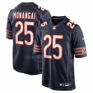 Camiseta NFL Game Chicago Bears Kyle Monangai Azul