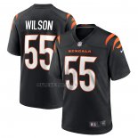 Camiseta NFL Game Cincinnati Bengals Logan Wilson Negro