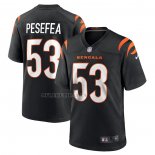 Camiseta NFL Game Cincinnati Bengals TJ Pesefea Negro