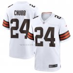 Camiseta NFL Game Cleveland Browns Nick Chubb Blanco