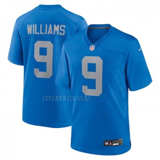 Camiseta NFL Game Detroit Lions Jameson Williams Alterno Azul