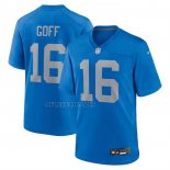 Camiseta NFL Game Detroit Lions Jared Goff Alterno Azul